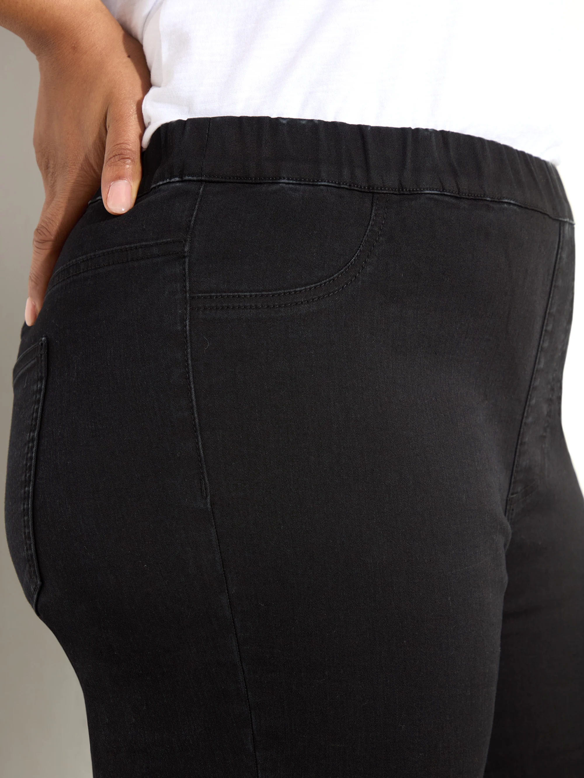 Black Denim Jegging - Image 3