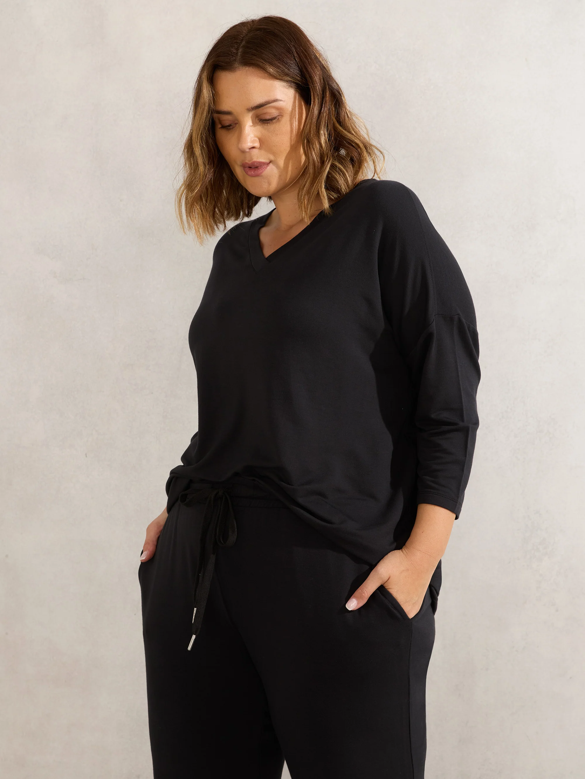 Black Lightweight Supersoft Jogger - Image 2