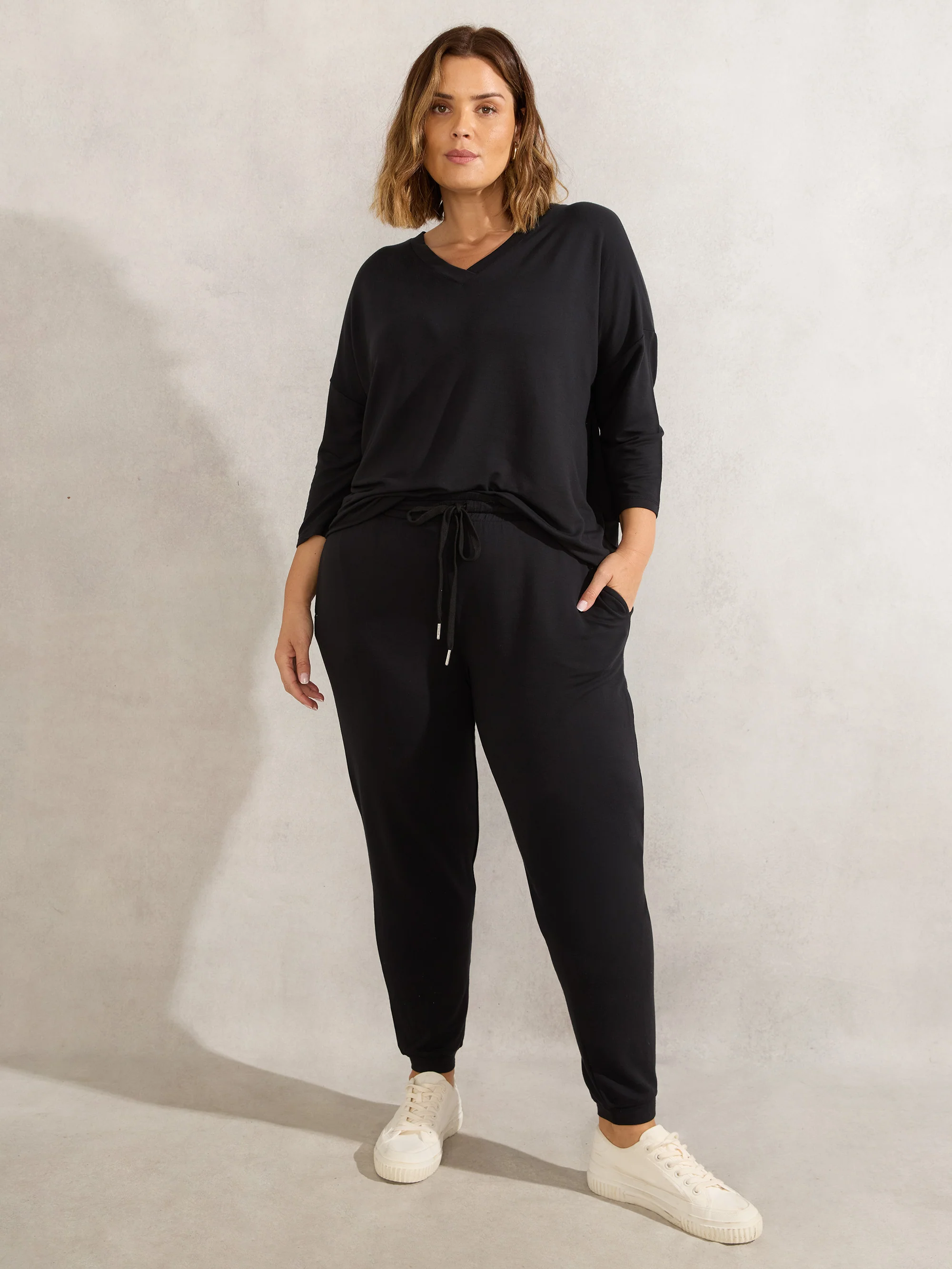 Black Lightweight Supersoft Jogger - Image 3