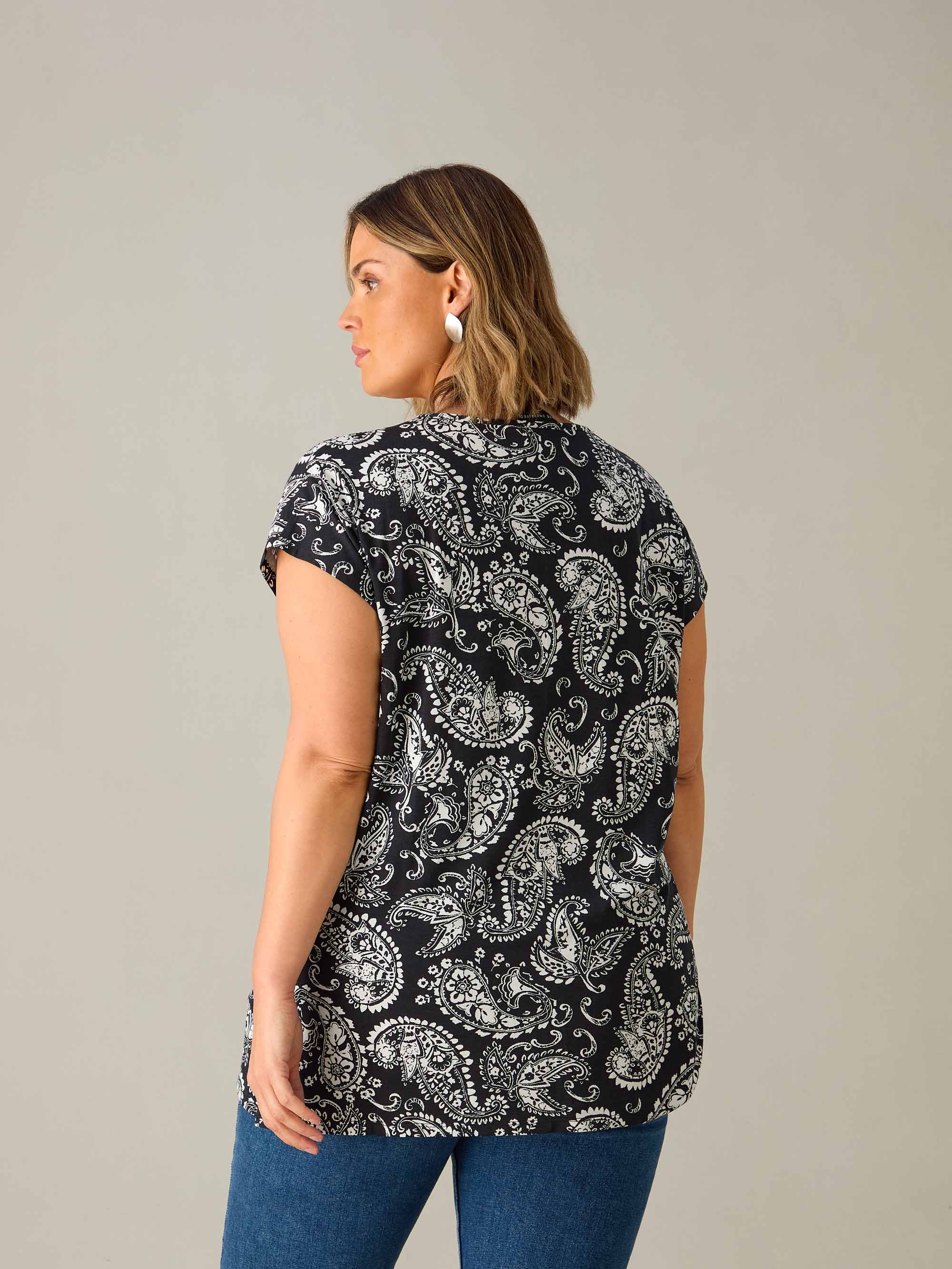 Mono Paisley Tunic - Image 6