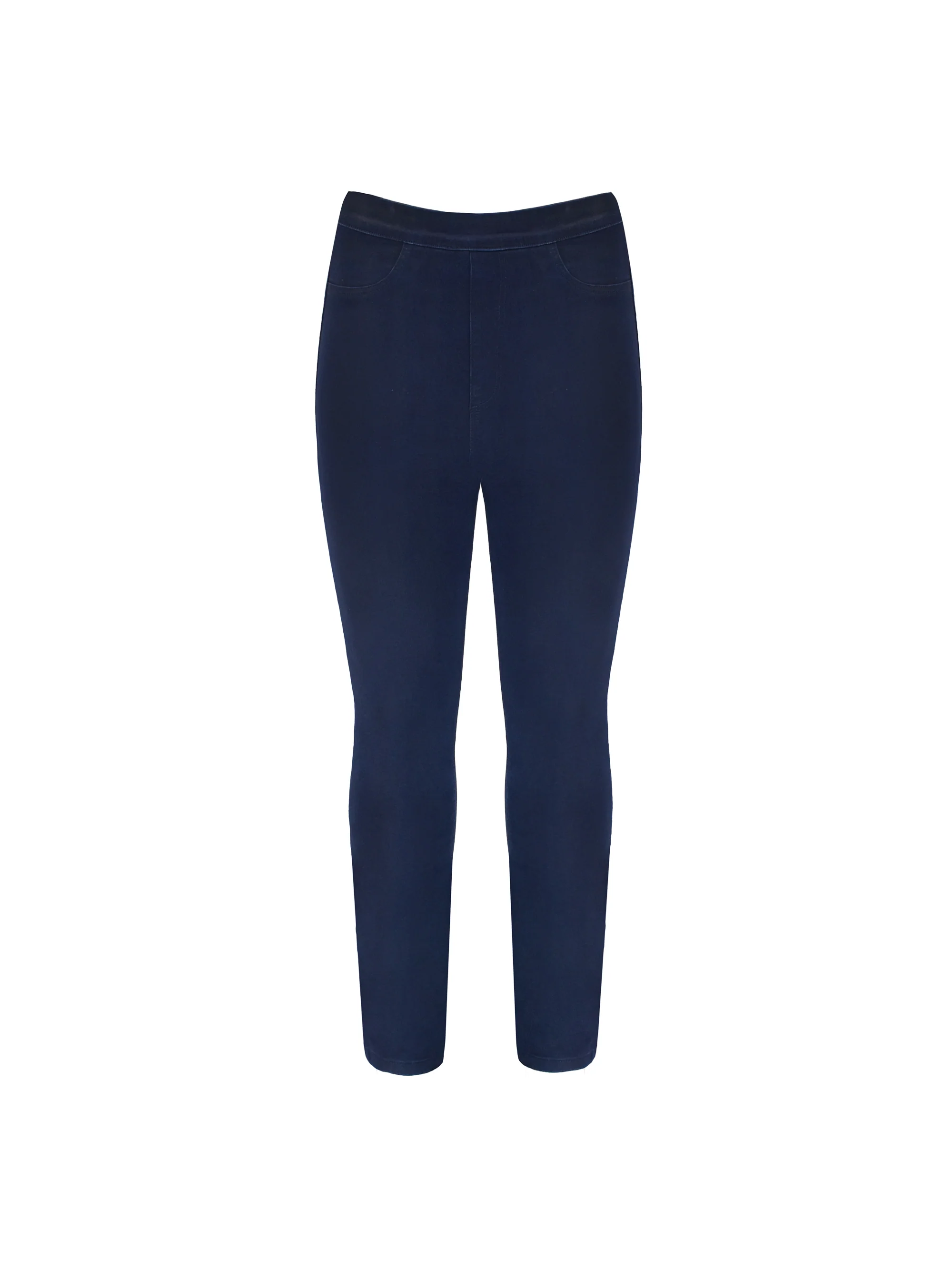 Navy Denim Jeggings - Image 4