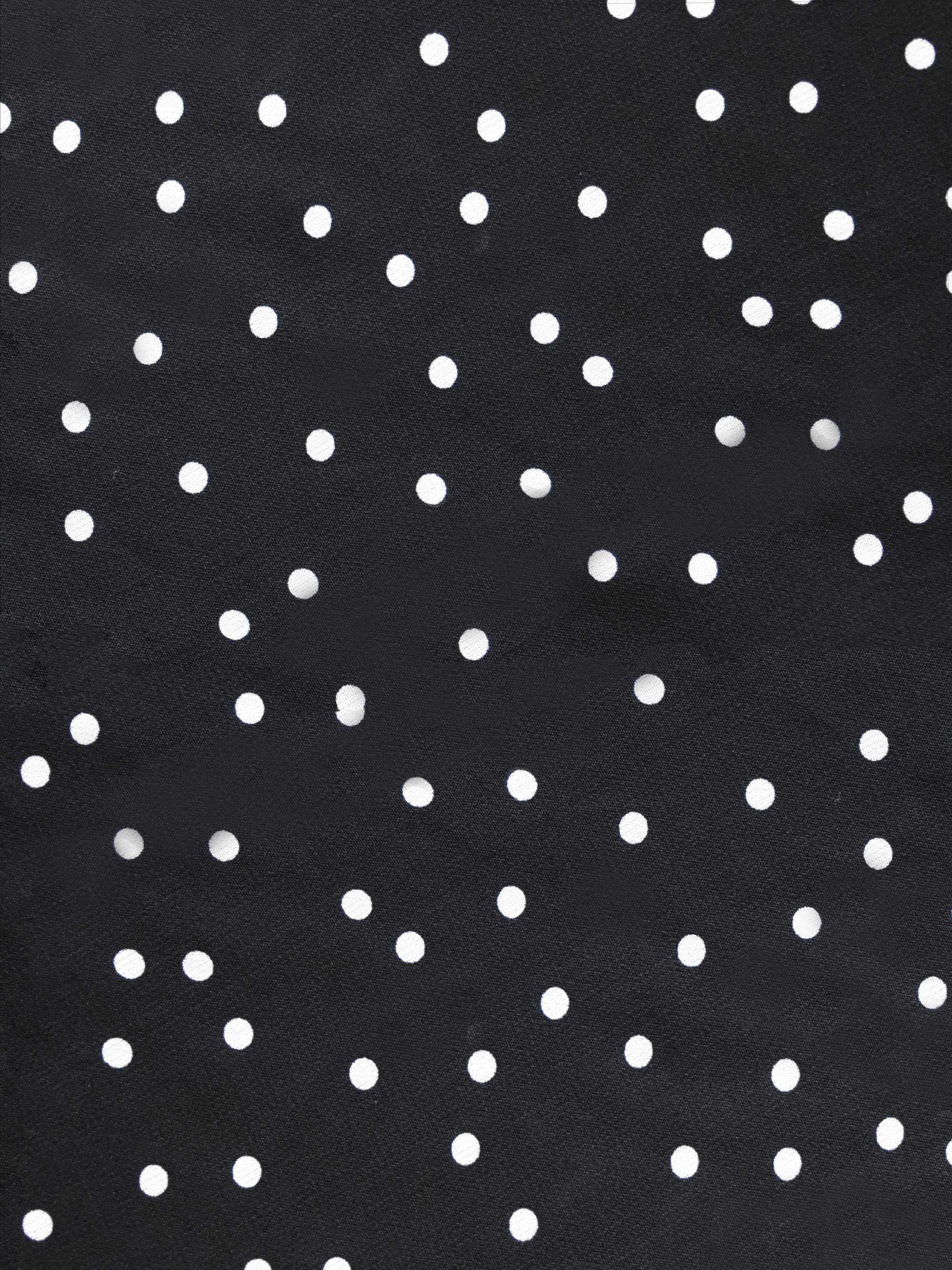 Petite Mono Spot Print Bias Cut Bustier Dress - Image 4